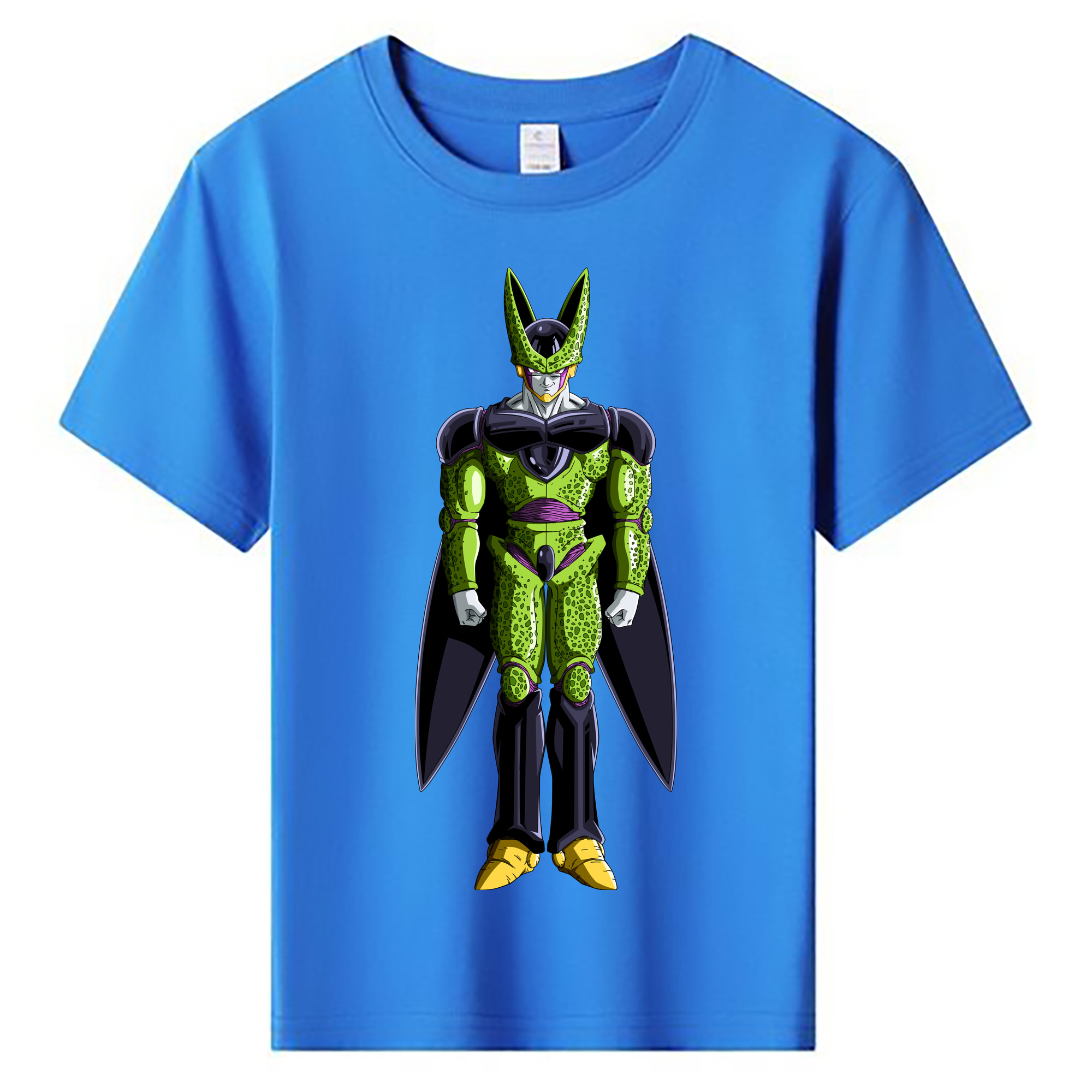 （画像用） ドラゴンボール セル DRAGON BALL Cell 綿100％キッズTシャツ（フロントプリント）